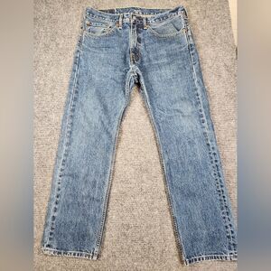 Levi’s 505 Regular Fit Jeans Blue Medium Wash Straight Mens Size 34x30(29)